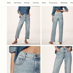 Pilcro Baggy Slim Boyfriend Relaxed Jeans